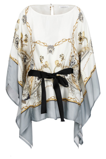 Blusa fantasia foulard cafèNoir